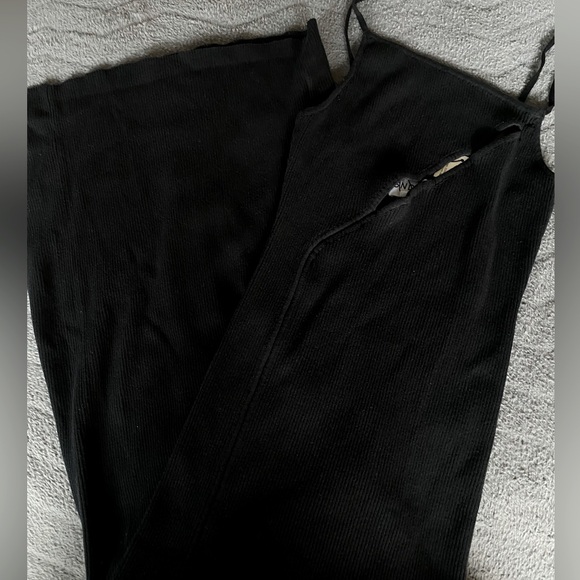 REVOLVE Black Maxi Cut Out Dress with Slit - Picture 4 of 9